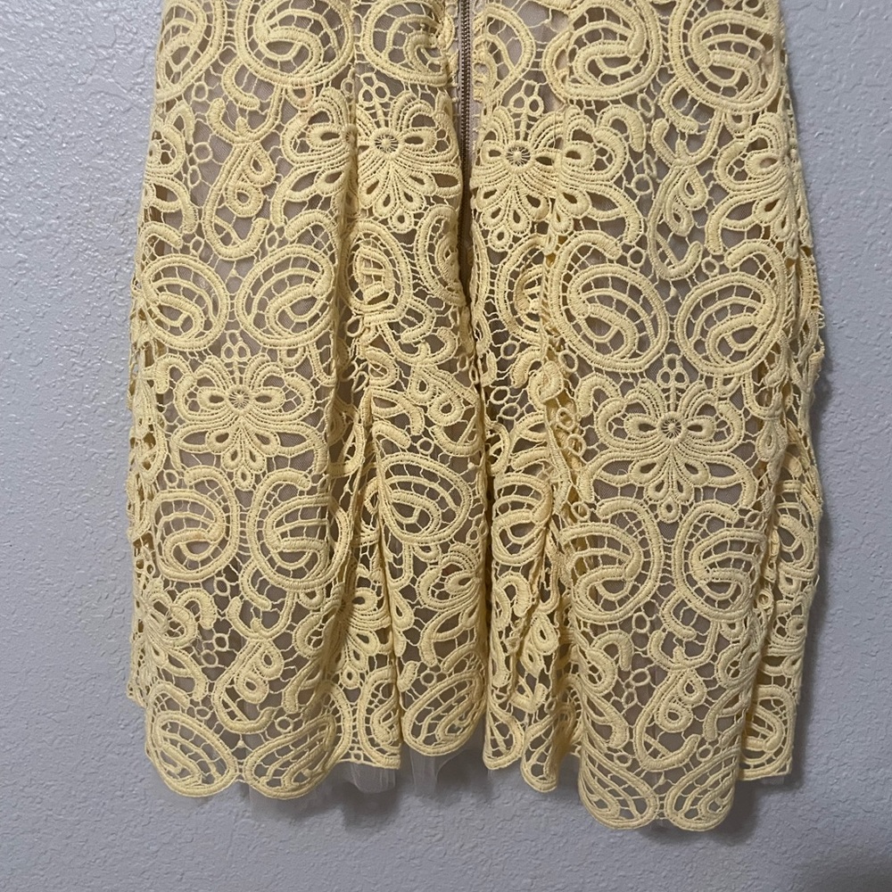 Allison Parris Strapless Lace Mini Dress - Picture 8 of 9